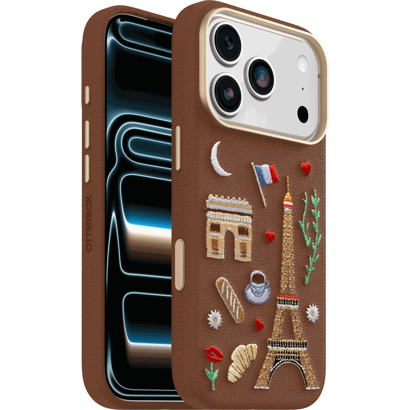 cactus-embroidery-iphc25-city-of-love-1.png iPhone 17 Pro Case Symmetry Series Cactus Leather Embroidery - Image 1