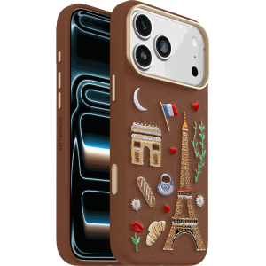 iPhone 17 Pro Max Case Symmetry Series Cactus Leather Embroidery