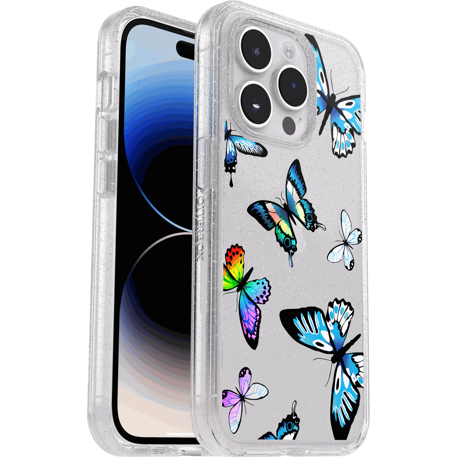 symmetry-iphc22-y2kbutterfly-1.png iPhone 14 Pro Case Symmetry Series Clear - Image 1